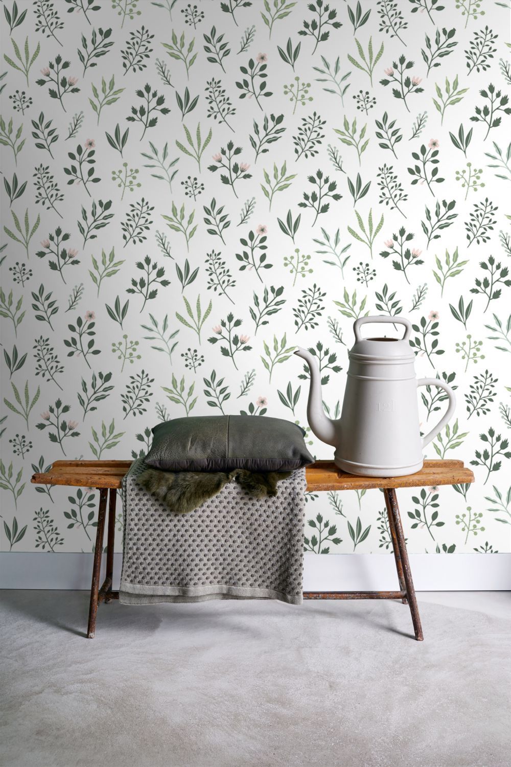 Vintage Flowers - Scandi Florals botanical wallpaper Esta    