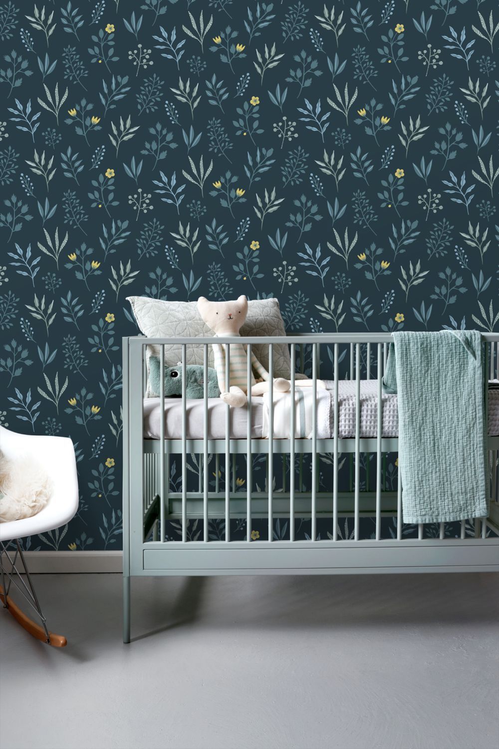 Vintage Flowers - Scandi Florals botanical wallpaper Esta    