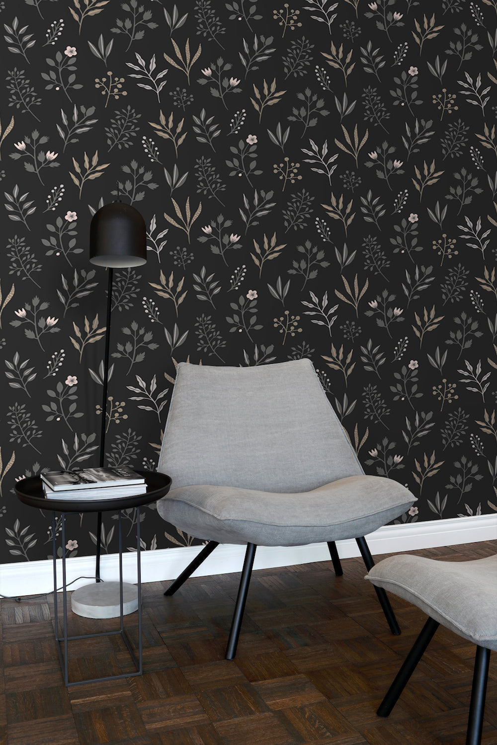 Vintage Flowers - Scandi Florals botanical wallpaper Esta    