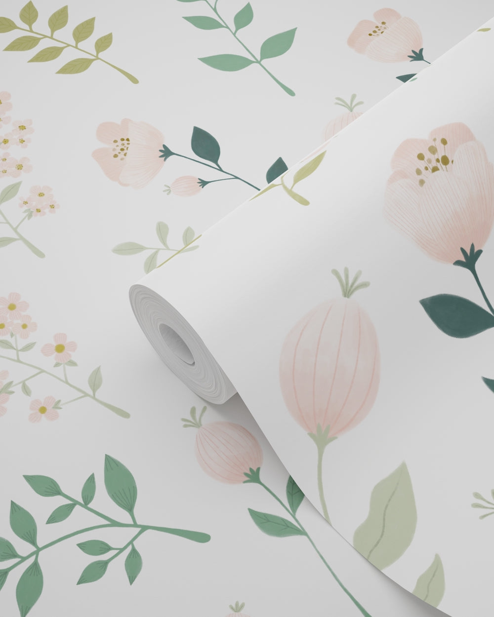 Vintage Flowers - Poppies botanical wallpaper Esta    