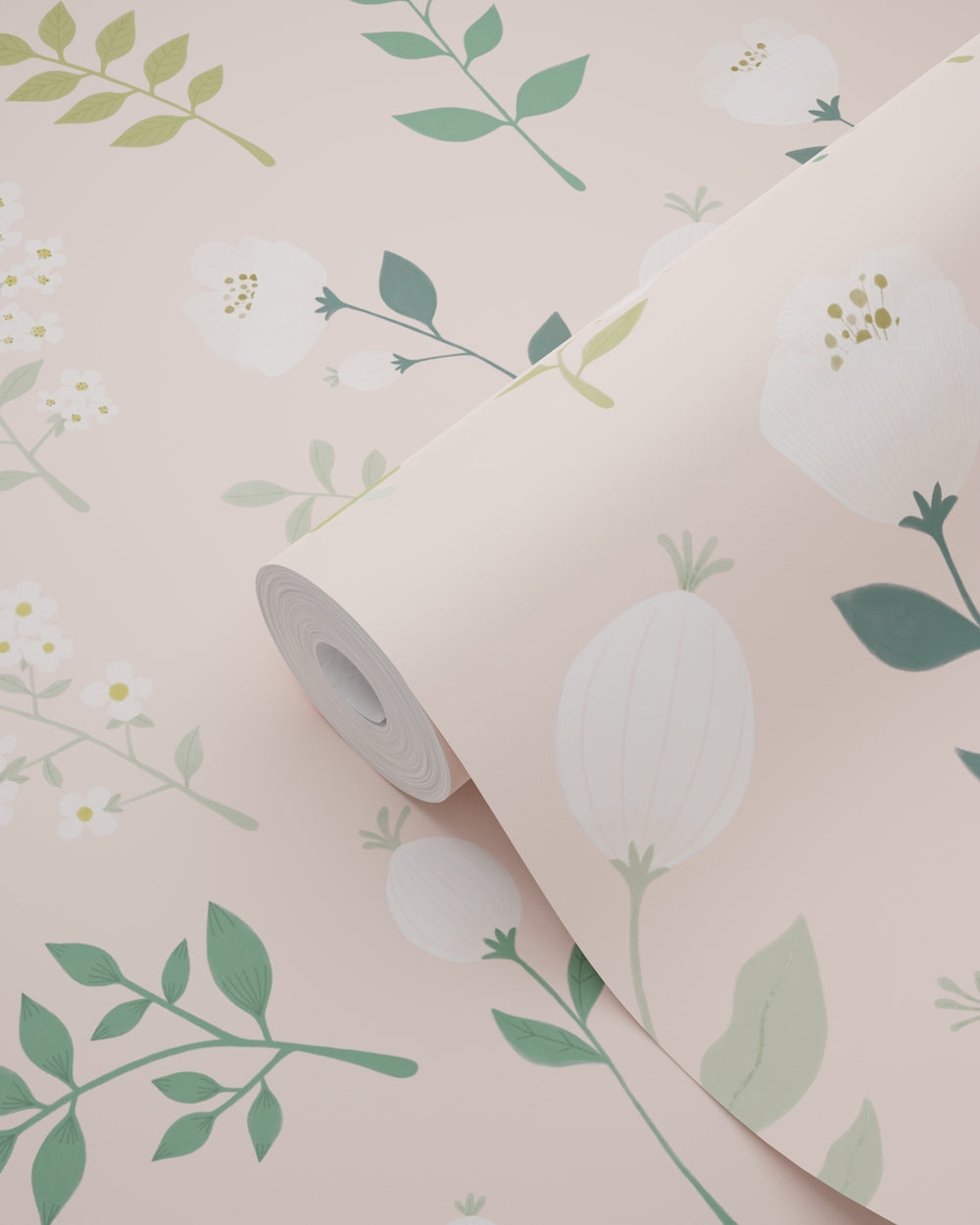 Vintage Flowers - Poppies botanical wallpaper Esta    