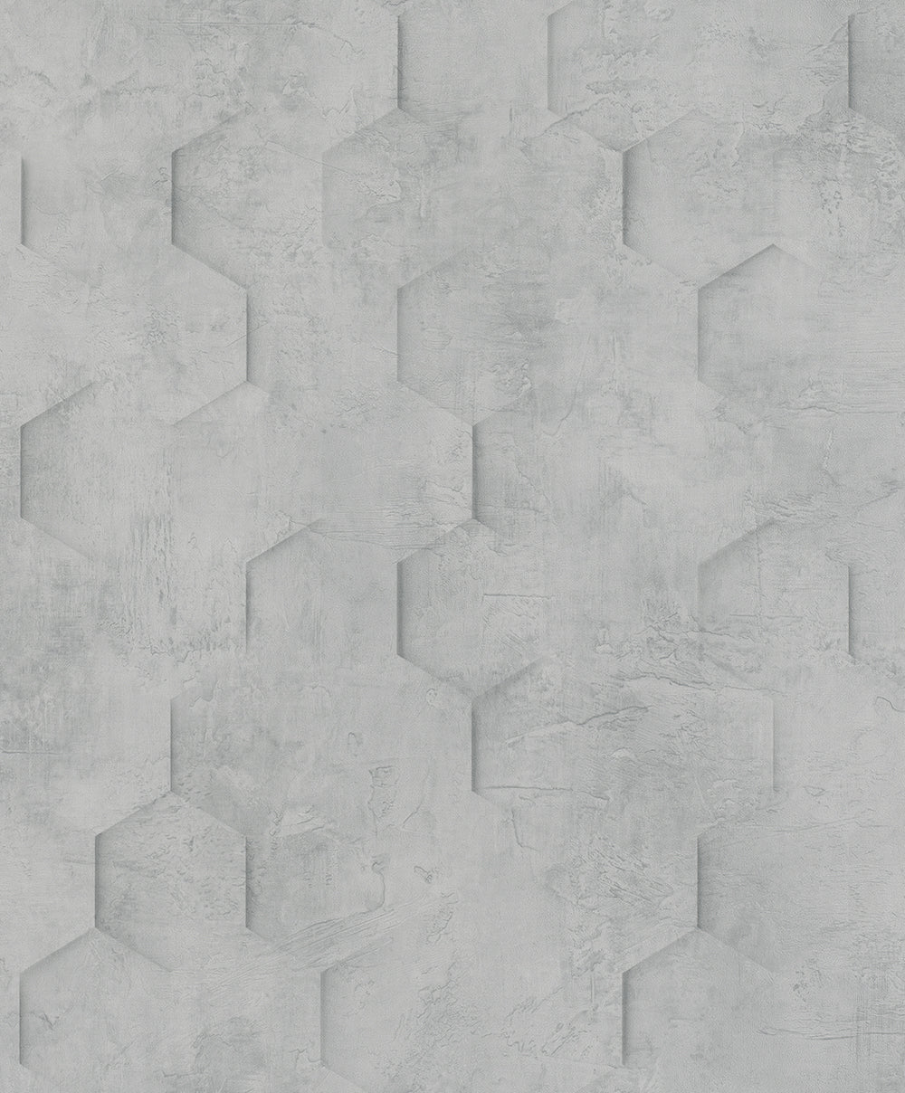 Loft Superior - Metropolis geometric wallpaper Marburg Roll Grey  34160