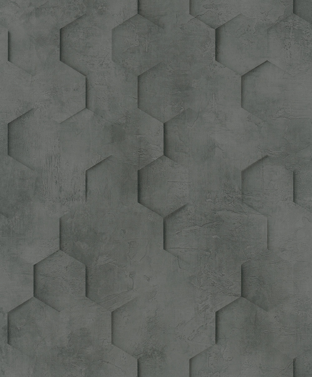 Loft Superior - Metropolis geometric wallpaper Marburg Roll Black  34161