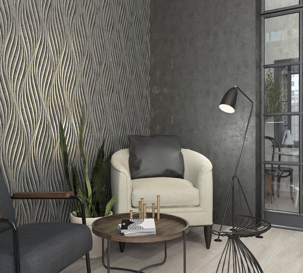 City Glow - Tranquil Tides geometric wallpaper Marburg    