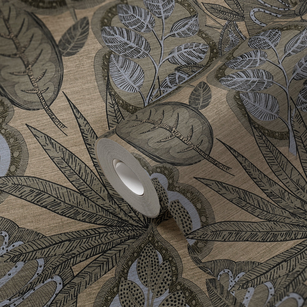 Famous Garden - Exotic Leaves botanical wallpaper AS Creation    