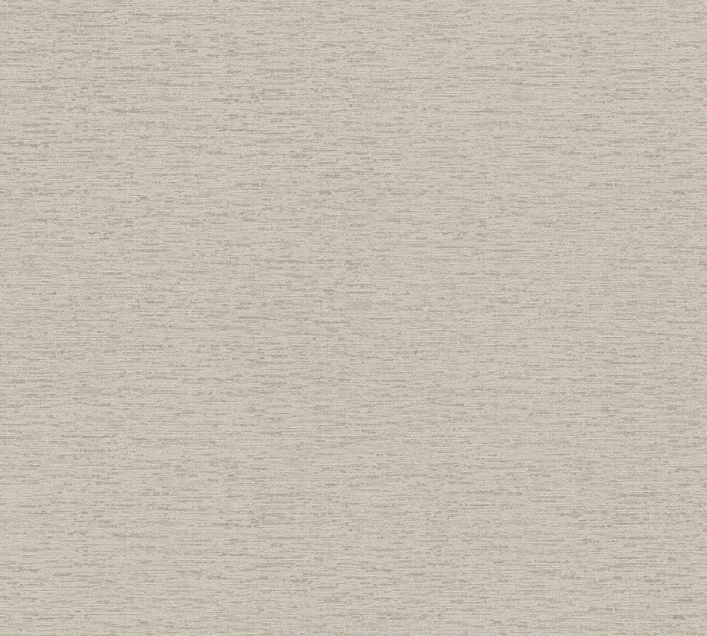 Famous Garden - Silk Look plain wallpaper AS Creation Roll Beige  393518