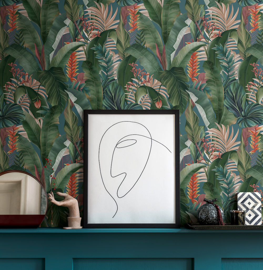 Drawn Into Nature - Jungle Dream botanical wallpaper AS Creation    