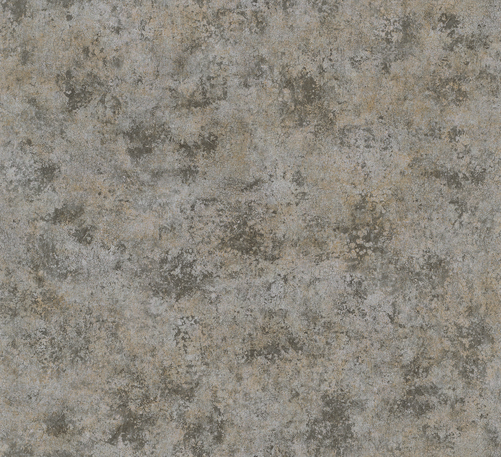 Natural Opulence -  Vintage Plaster industrial wallpaper Marburg Roll Dark Grey  33203