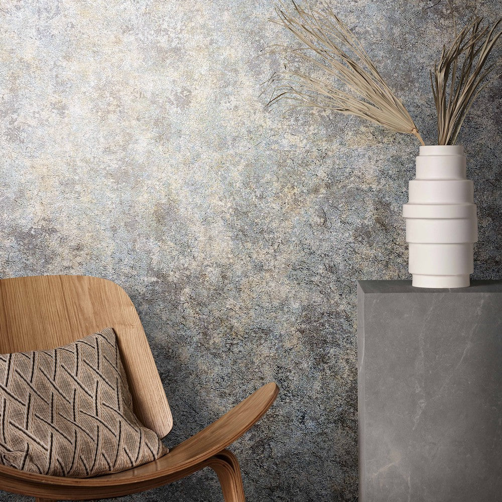 Natural Opulence -  Vintage Plaster industrial wallpaper Marburg    