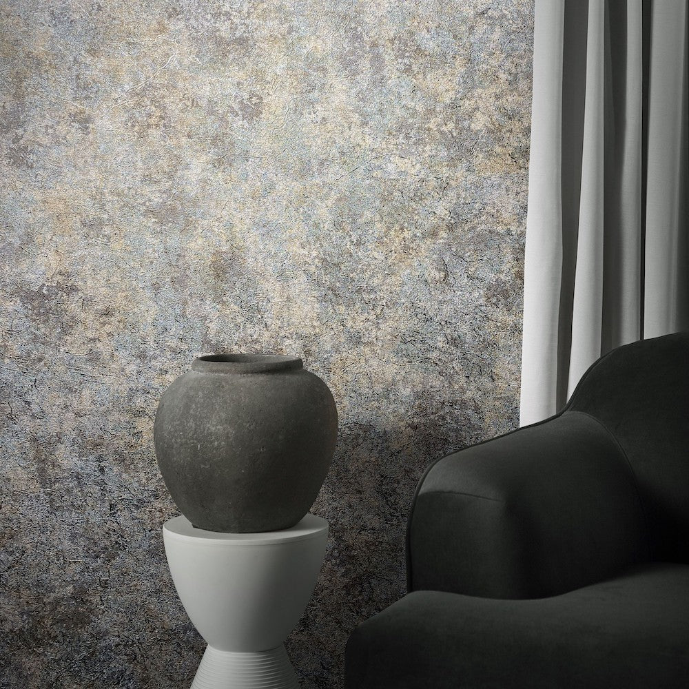 Natural Opulence -  Vintage Plaster industrial wallpaper Marburg    