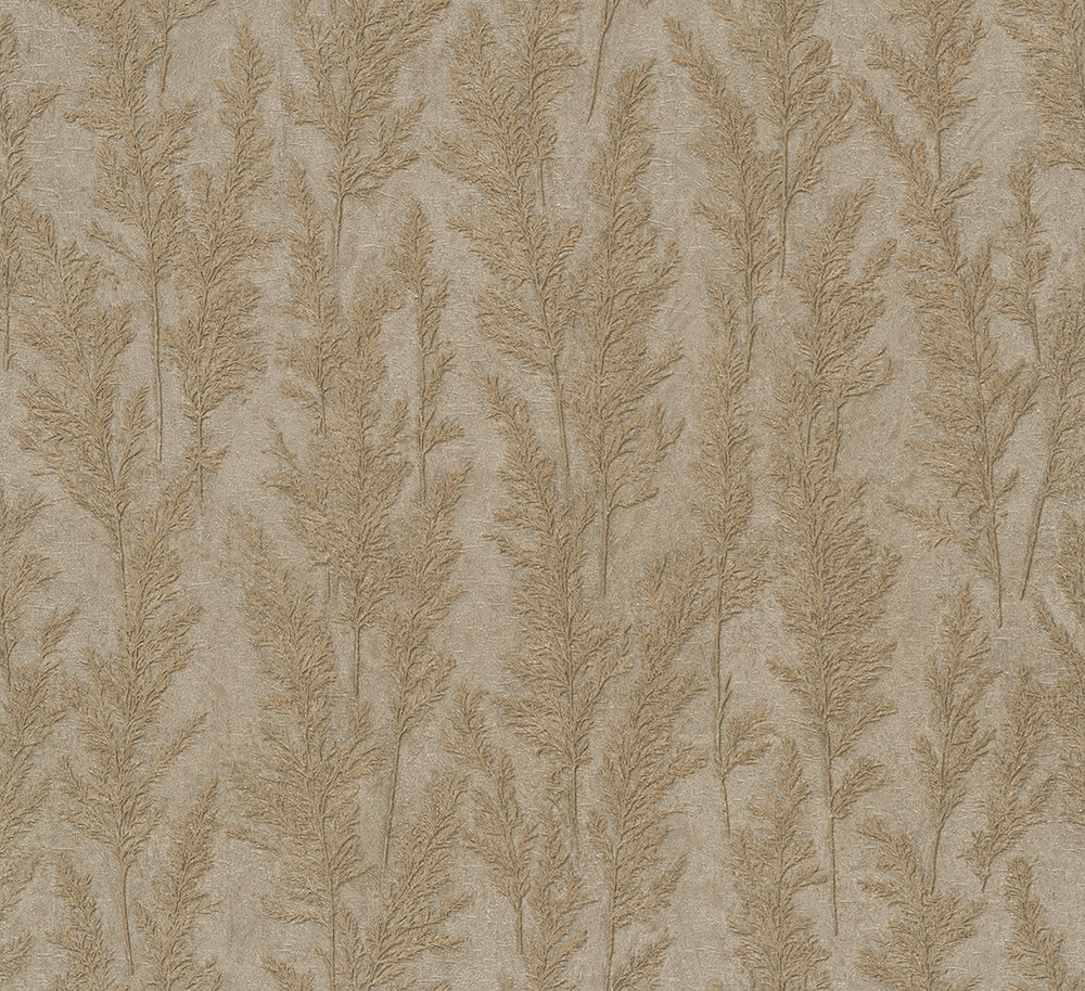 Natural Opulence -  Blades of Grass botanical wallpaper Marburg Roll Gold  33211