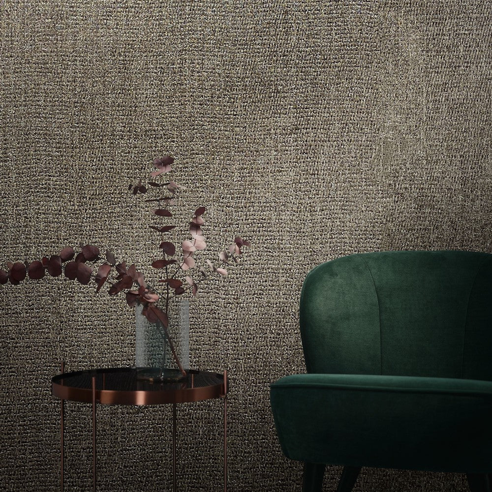 Natural Opulence -  Coarse Fabric Look bold wallpaper Marburg    