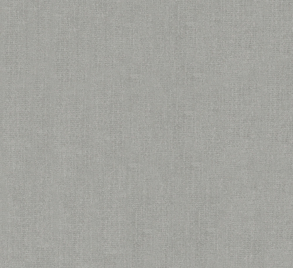 Natural Opulence -  Coarse Fabric Look bold wallpaper Marburg Roll Grey-Silver  33220