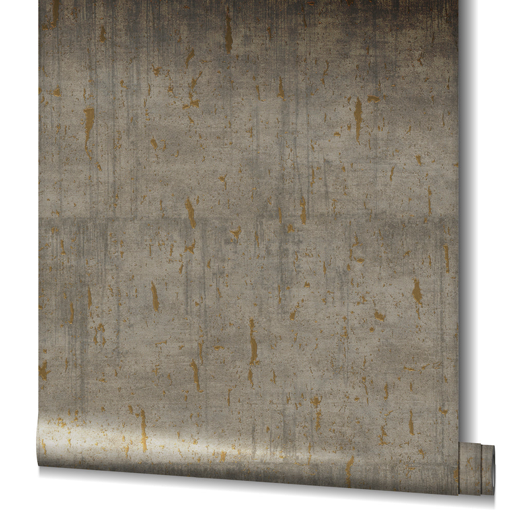 Natural Opulence -  Metallic Concrete Look industrial wallpaper Marburg    