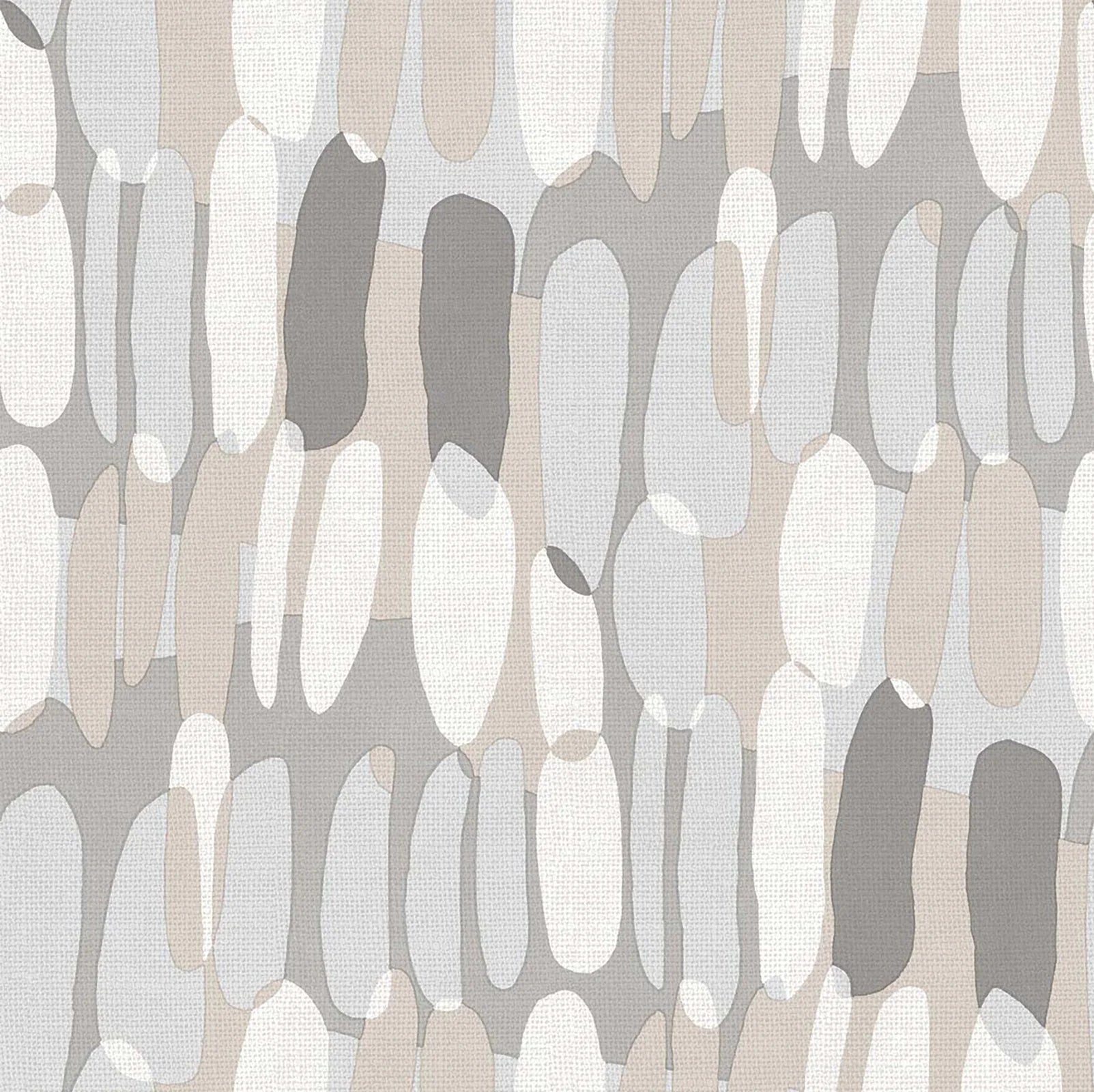 Cvlto - Fuco geometric wallpaper Parato Roll Gray 21136