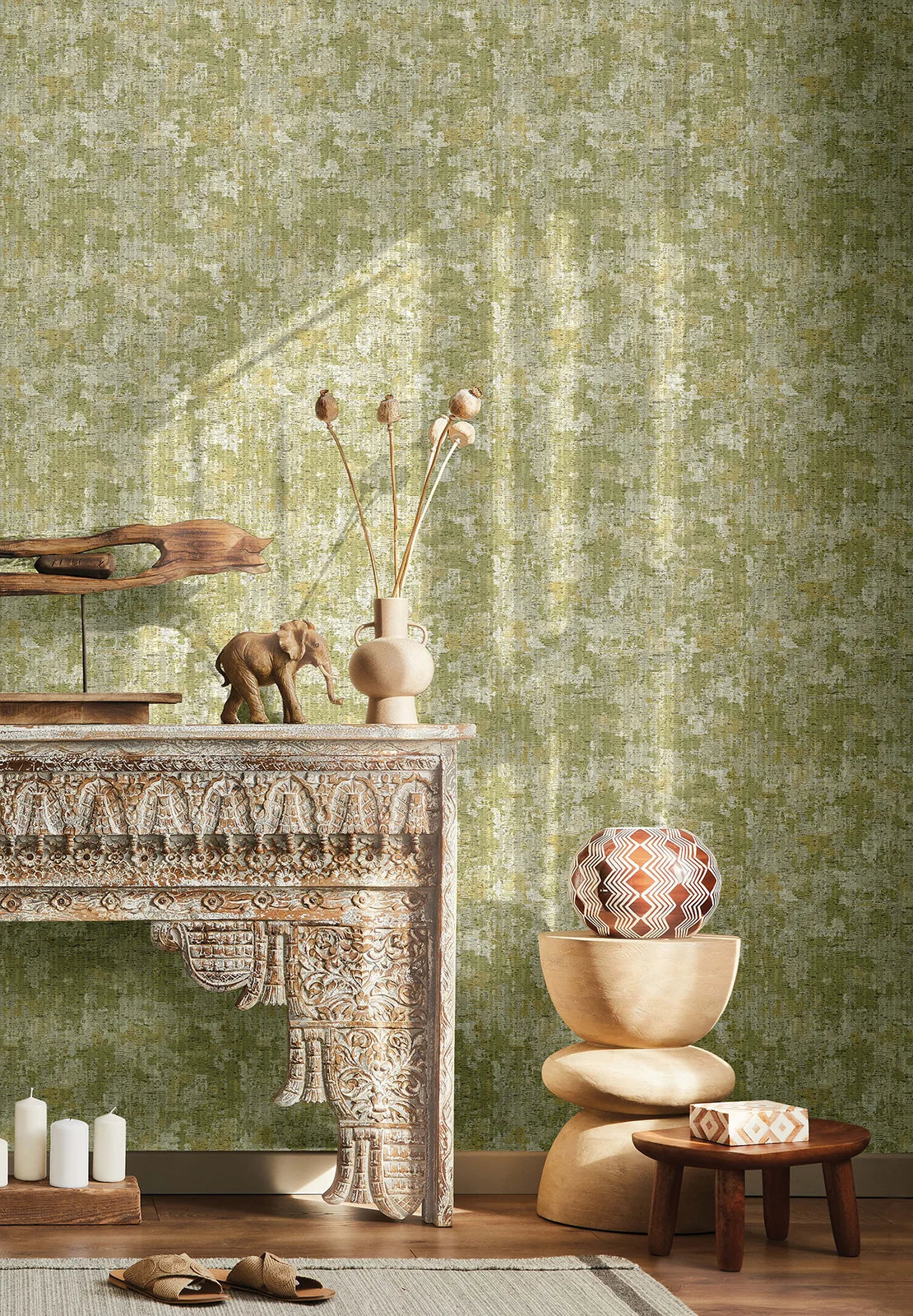 Cvlto - Dorado textile wallpaper Parato