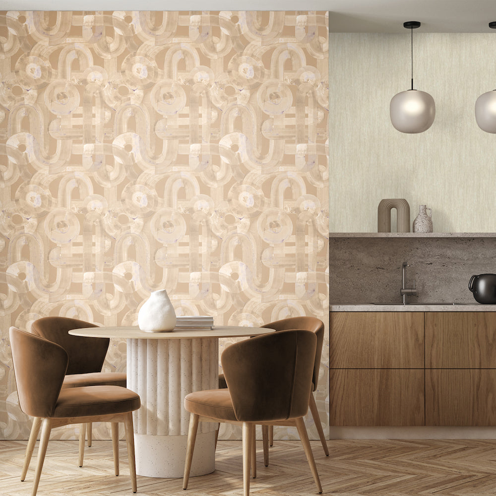 Salt & Pepper - Penello geometric wallpaper Hohenberger    