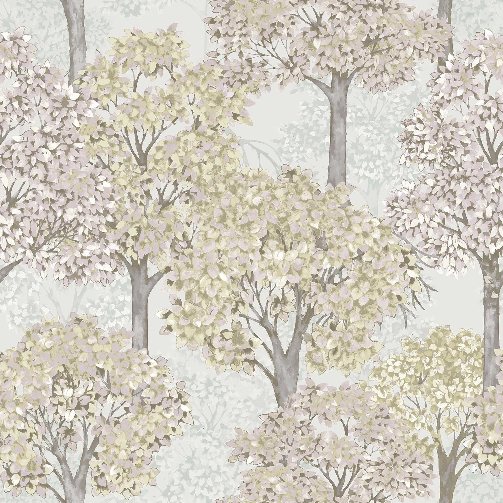 Fiori Country - Fable botanical wallpaper Parato Roll Gray 12321