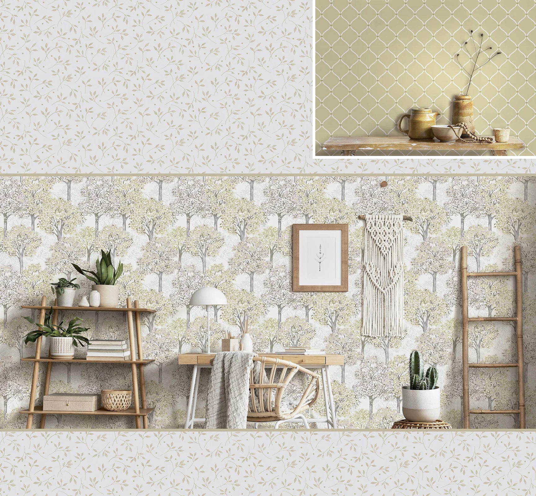 Fiori Country - Fable botanical wallpaper Parato    