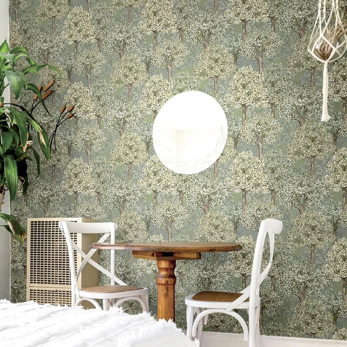 Fiori Country - Fable botanical wallpaper Parato