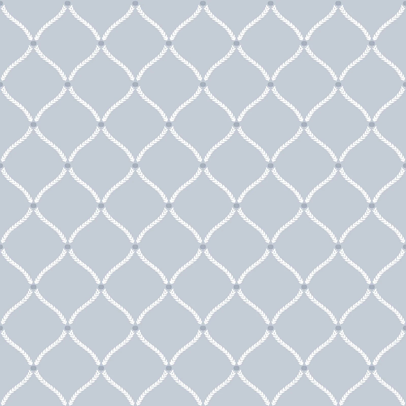 Fiori Country - Fence Parato Roll Blue 12356