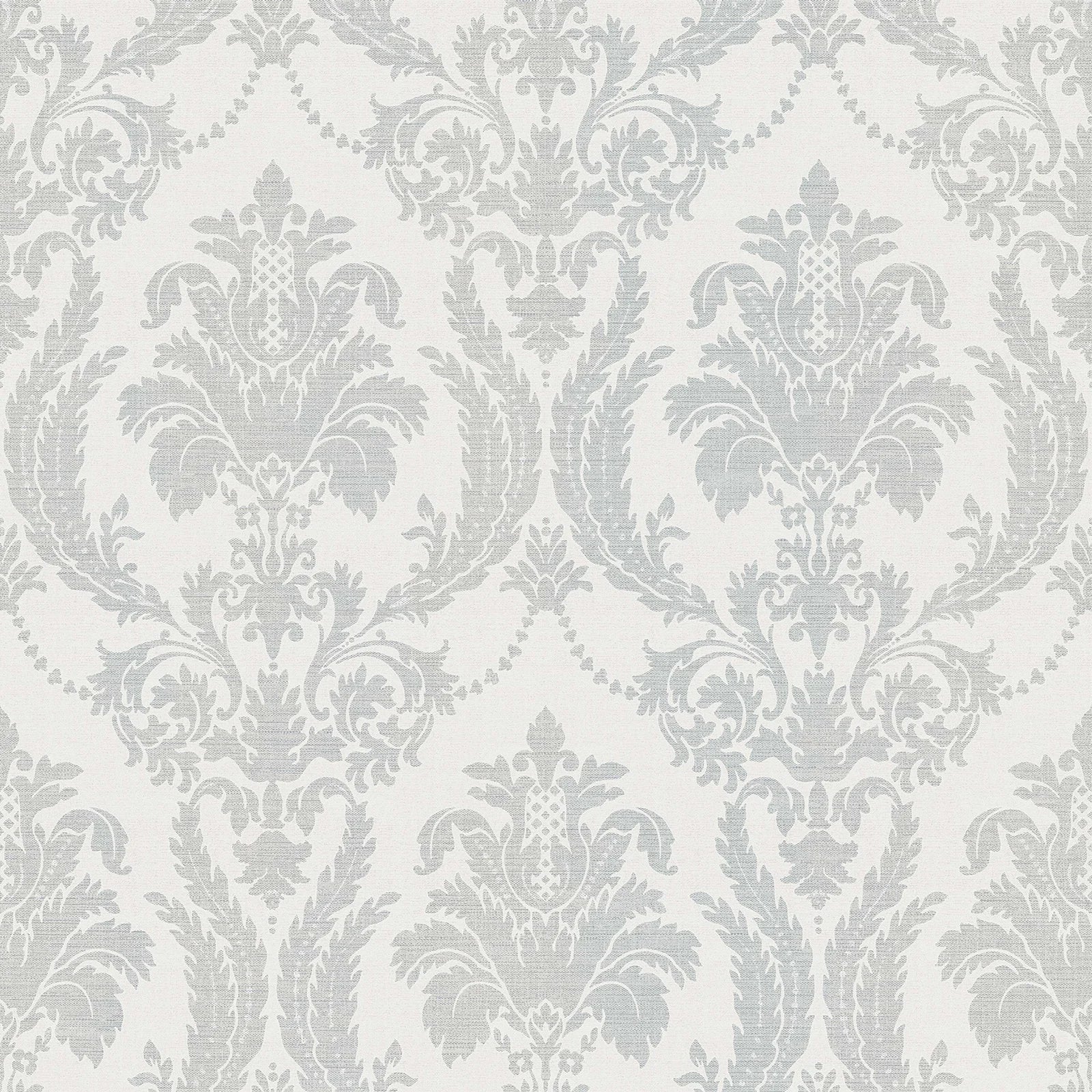 Thema - Arabesque damask wallpaper Parato Roll Dark Grey 28806