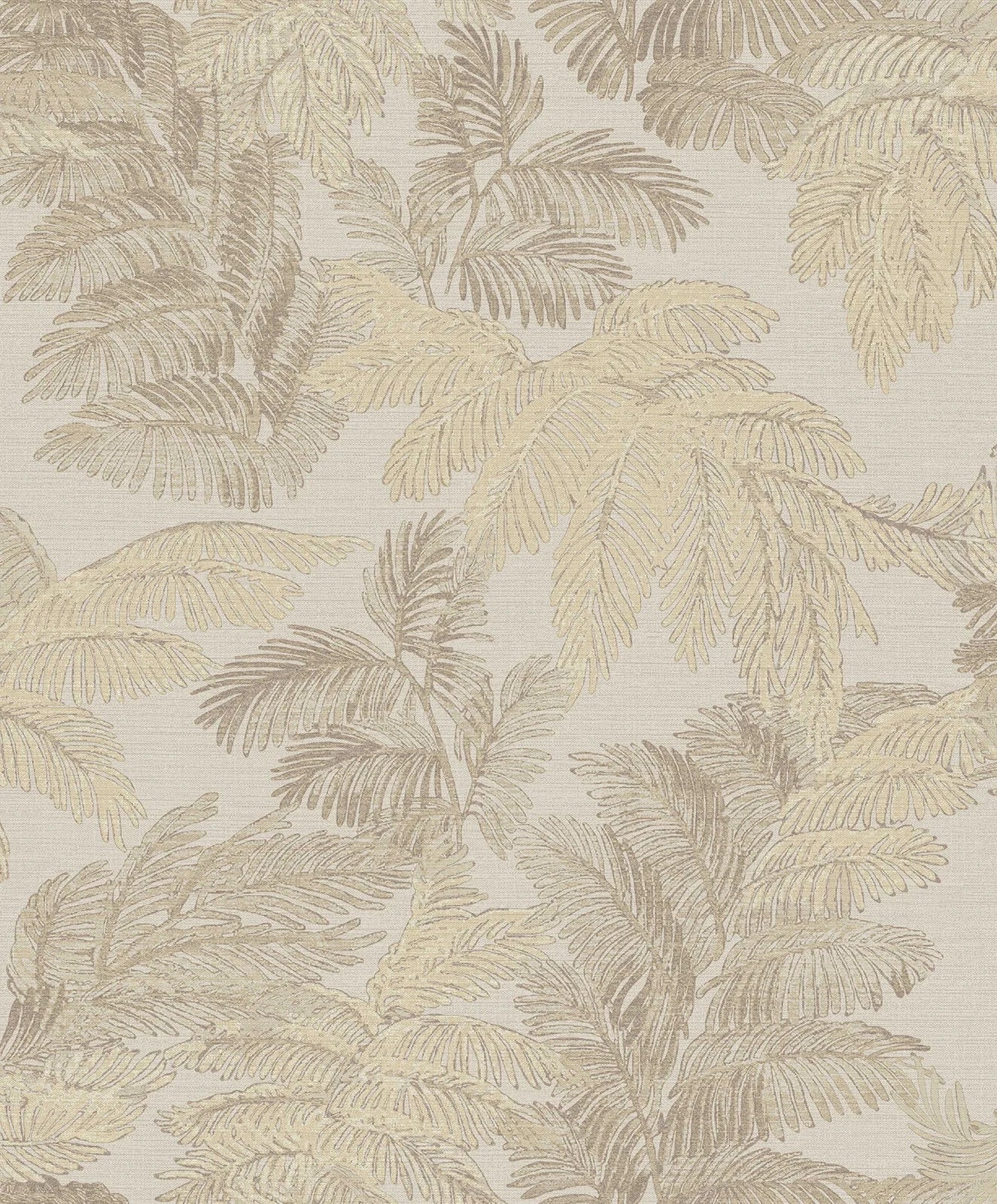 Thema - Canopy botanical wallpaper Parato Roll Dark Beige 28813