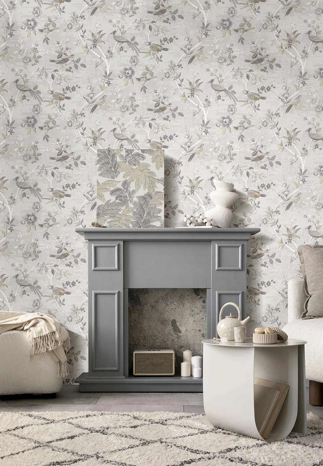 Thema - Jardin damask wallpaper Parato    