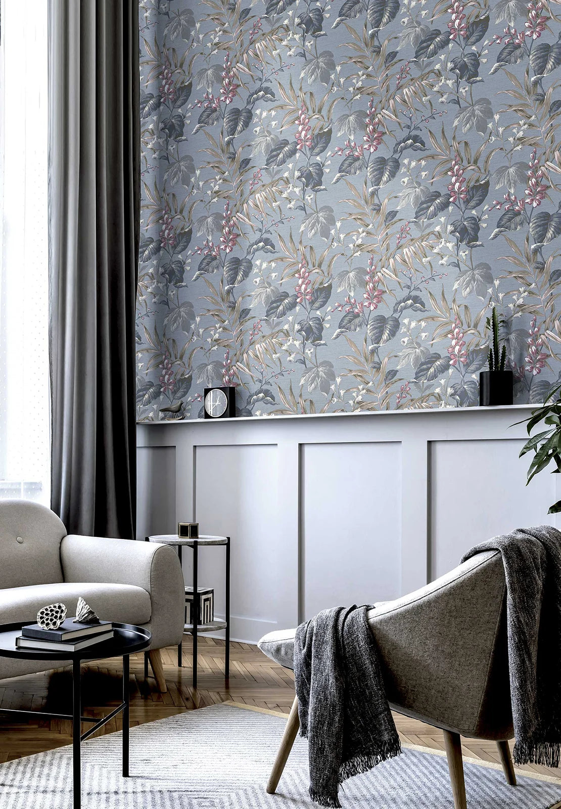 Thema - Grove damask wallpaper Parato    