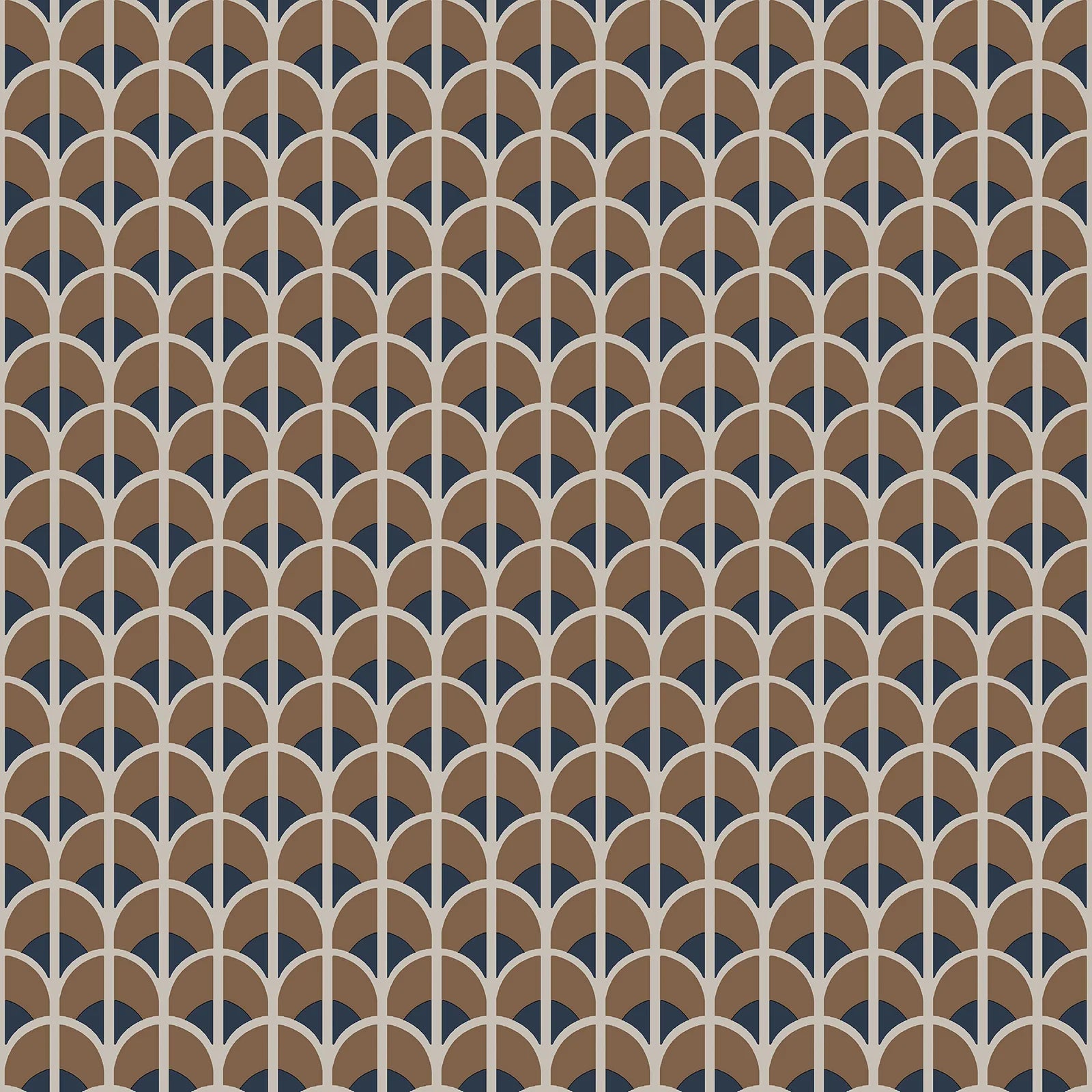 Thema - Opulence art deco wallpaper Parato Roll Burgundy 28869