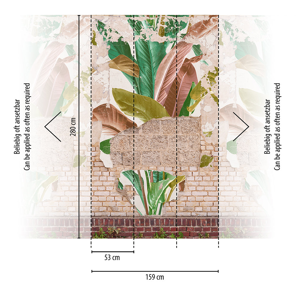 The Wall 2 - Banana Leaves smart walls AS Creation    