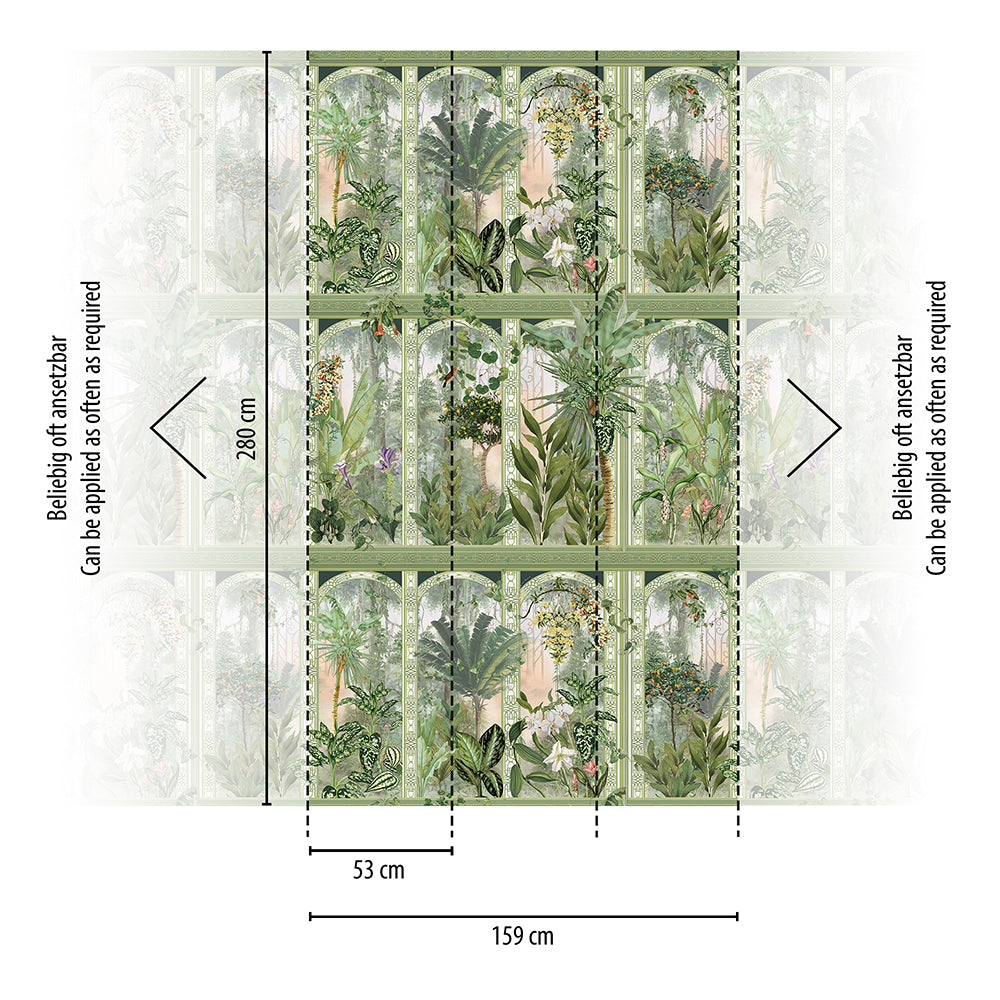 The Wall 2 - Palm House smart walls AS Creation    