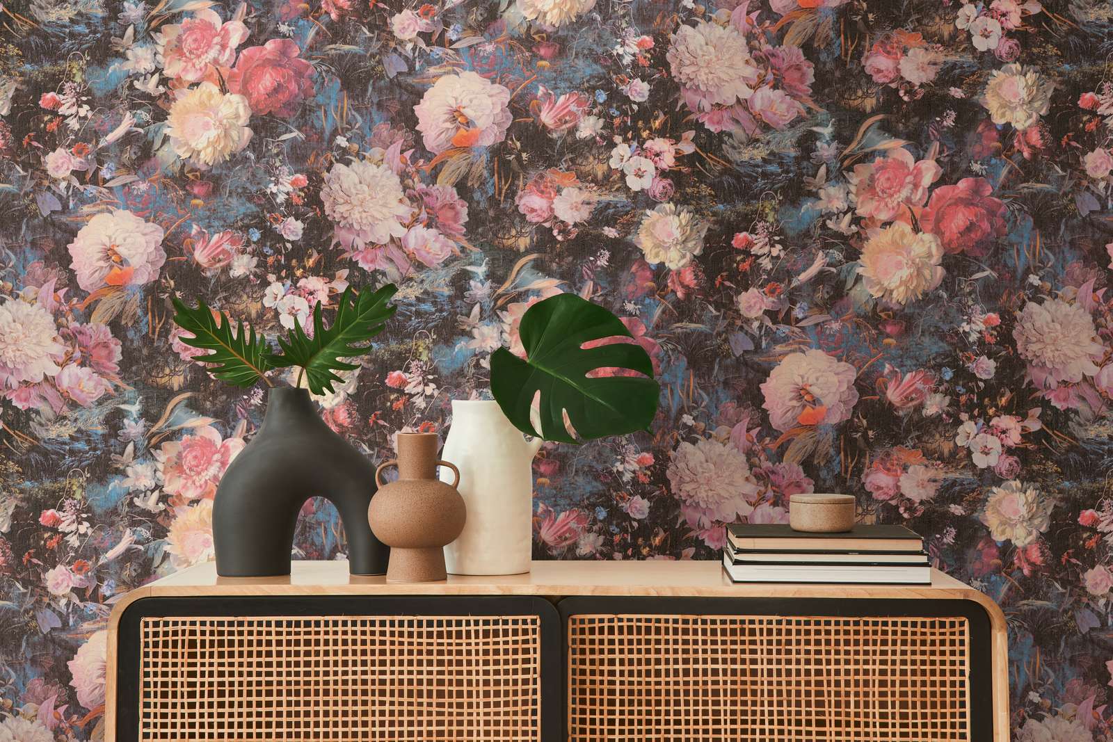 The Bos - Flower Power botanical wallpaper AS Creation    