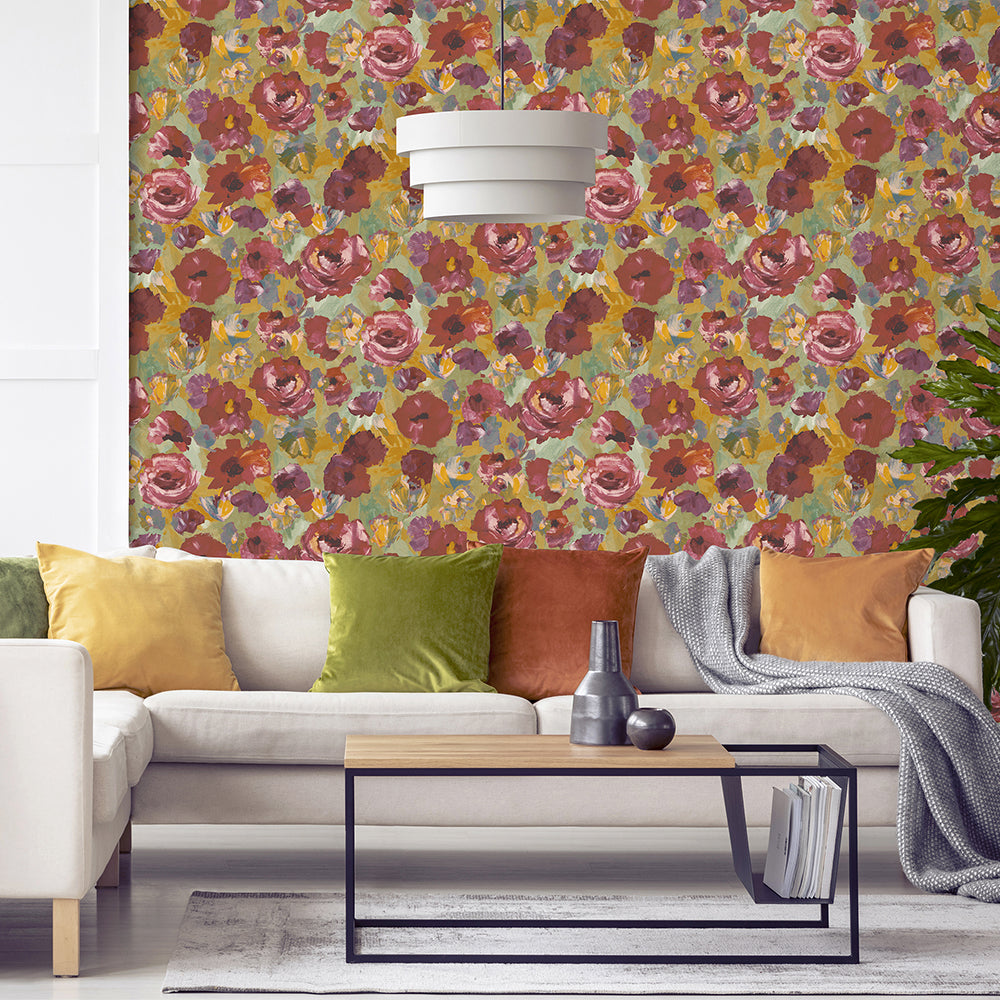 Julie Feels Home - Paeonia botanical wallpaper Hohenberger    